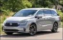  ?? Manufactur­er ?? 2024 Honda Odyssey. Image courtesy of the