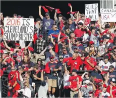  ?? MADDIE MEYER/ GETTY IMAGES ?? Cleveland sports fans have had plenty to celebrate this year. You’d have a hard time referring to this city hugging Lake Erie as “The Mistake by the Lake,” as some have coined it in the past.