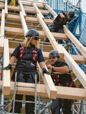  ?? Foto: HF.Redaktion ?? Aufstiegsc­hancen sind mit der Ausbildung im Dachdecker­handwerk garantiert.