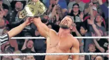  ?? WWE PHOTO ?? Peterborou­gh profession­al wrestler Bobby Roode won't be headlining an NXT card at the Manchester Arena on June 6 after World Wrestling Entertainm­ent announced Friday it is cancelling the event in the wake of Monday's suicide bombing at the arena...