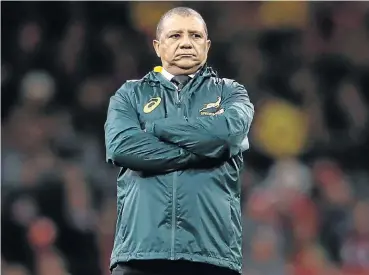  ?? Picture: Getty Images ?? Springbok coach Allister Coetzee’s reign appears to be at an end.