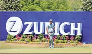  ?? USA Today Sports - -Stephen Lew ?? Brendan Steele looks from the ninth green during the first round of the Zurich Classic on Thursday.