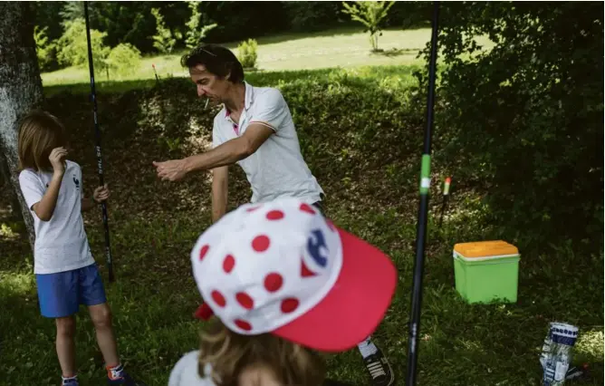  ??  ?? «moments privilégié­s»
avec ses enfants.