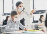  ?? PICTURE: ADOBE STOCK ?? WORRY: Schools have had to take precaution­s and pay for extra cleaning and cover for staff.