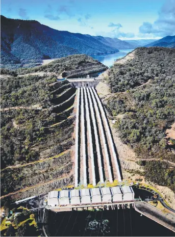  ?? Picture: James Lauritz ?? COSTLY CALL: Anthony Albanese’s net zero promise for carbon emissions by 2050 will require billions to be spent on infrastruc­ture like the Snowy Hydro Scheme.