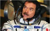  ??  ?? Chris Hadfield: an chéad chainteoir Gaeilge i Spás