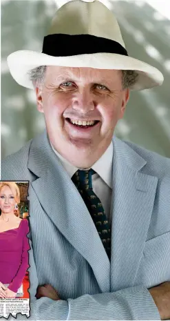  ??  ?? Yesterday’s Daily Mail Voiced concerns: Scots author Alexander McCall Smith