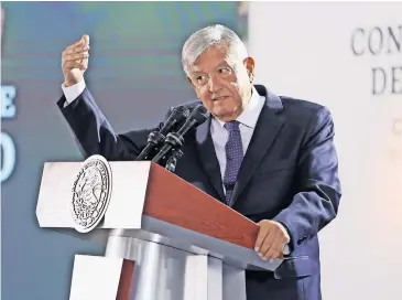  ??  ?? Andrés Manuel
López Obrador