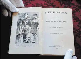  ?? STEVEN SENNE THE ASSOCIATED PRESS ?? Since Louisa May Allcott’s “Little Women” was published 150 years ago, the coming of age book has been translated into more than 50 languages.