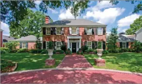  ?? SUBMITTED PHOTOS ?? This gracious home, located in the heart of The Heights in Little Rock, was built in 1938 and has been beautifull­y updated. It rests on a generous 0.38-acre lot.