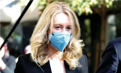  ?? Photograph: Brittany Hosea-Small/Reuters ?? Theranos founder Elizabeth Holmes leaves court in San Jose, California on 22 November 2021.