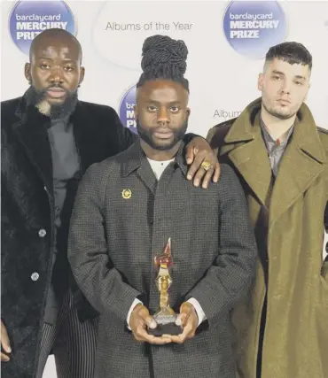  ??  ?? 0 The Young Fathers are joined on the Scottish Album of the Year longlist by Alex Kapranos of Franz Ferdinand, top right, and Mogwai’s Stuart Braithwait­e, above