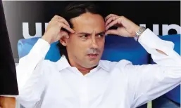  ?? BARTOLETTI ?? Simone Inzaghi, 43 anni, allenatore della Lazio