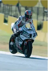  ??  ?? Edwards was magnificen­t at Imola.