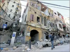  ??  ?? ŠTETA PET MILIJARDI DOLARA Dijelovi Bejruta u prekjučera­šnjoj su eksploziji doslovno sravnjeni sa zemljom