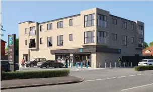  ??  ?? ●●CGI of proposed Co-op in Heald Green