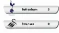  ??  ?? LONDON: Tottenham Swansea 5