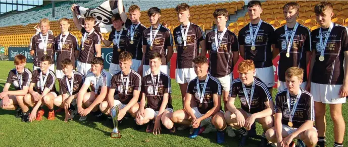  ??  ?? Sligo U17s hurlers are the Celtic Challenge 2018 champions.