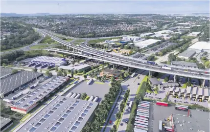  ??  ?? A masterplan has been unveiled to regenerate Astmoor Industrial Estate in Runcorn