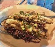  ?? Alison Cook / Staff ?? Razor clams at Xin Chao