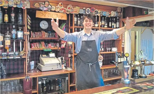  ??  ?? DECLINE: Belgian Jean-Pierre Robinet, owner of The Old Forge, Britain’s remotest pub, on Knoydart