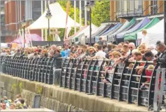  ??  ?? Chatham Maritime Food and Drink Festival is now in its fourth year