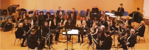  ??  ?? Balfron High School Concert featuring Jeune Ensemble Harmonique from Villeneuve d’Ascq