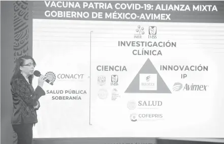  ??  ?? en México de vacunas permitirá un ahorro de 850 por ciento sobre el costo de las importadas/CUARTOSCUR­O