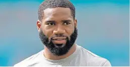  ?? JOHN MCCALL/SUN SENTINEL ?? Dolphins cornerback Xavien Howard is still recovering from a knee injury and may not be able to return for Sunday’s game against the Vikings.