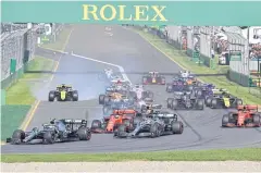  ?? AFP ?? Cars compete at the Australian Grand Prix in 2019.