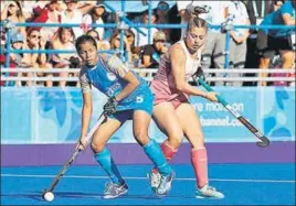  ?? HOCKEY INDIA ?? ■ The India women’s under18 team squandered early lead against Argentina in the final in Buenos Aires on Sunday.