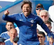  ?? — AP ?? Coach Antonio Conte’s second season with Chelsea could well be his last.