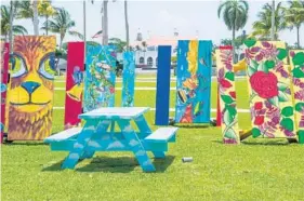  ?? WEST PALM BEACH/COURTESY ?? The city ofWest Palm Beach recently debuted an art project called Aesop’s Tables, which depicts 25 of Aesop’s Fables, stories attributed to a storytelle­r in ancient Greece.