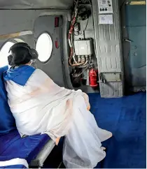  ??  ?? aeRial sURVeY: Prime minister Narendra modi and West Bengal Chief minister mamata Banerjee make an aerial survey on Friday of affected areas following the landfall of cyclone amphan in West Benngal. —