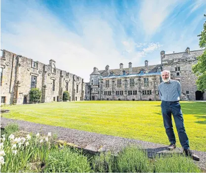  ?? Picture: Steve Brown. ?? Falkland Palace keeper Ninian Stuart said it’s vital people get behind the trust.