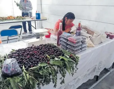  ?? ASCENCIÓN BENÍTEZ ?? La venta de capulín es uno de los mejores ingresos para vecinos de Domingo Arenas