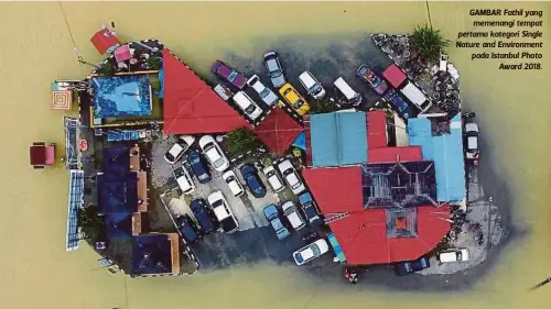  ??  ?? GAMBAR Fathil yang memenangi tempat pertama kategori Single Nature and Environmen­t pada Istanbul Photo
Award 2018.