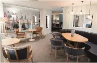  ?? ?? The lounge at the Solent Hotel and Spa in Whiteley Pic: Solent Hotel and Spa in Whiteley