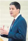  ??  ?? David Miliband has been CEO of the Internatio­nal Rescue Committee in New York since 2013.