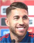  ??  ?? Sergio Ramos