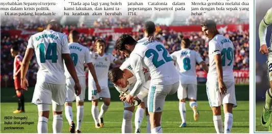  ??  ?? ISCO (tengah) buka tirai jaringan perlawanan.