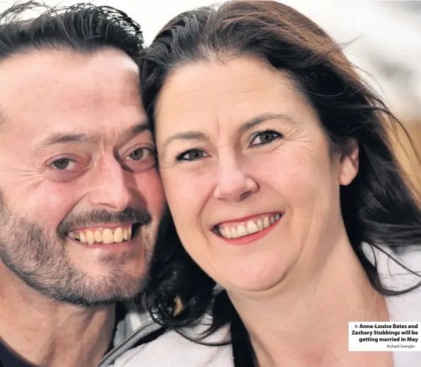  ?? Richard Swingler ?? > Anna-Louise Bates and Zachary Stubbings will be getting married in May