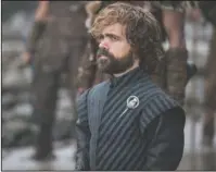  ?? The Associated Press ?? TYRION LANNISTER: Peter Dinklage in a scene from "Game of Thrones." Dinklage was nominated Thursday for an Emmy for outstandin­g supporting actor in a drama series. The 70th Emmy Awards will be held on Monday, Sept. 17.