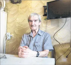  ?? AP PHOTO ?? In this file photo taken on Thursday, Aug. 27, 2015, former Soviet missile defense forces officer Stanislav Petrov poses for a photo at his home in Fryazino, Moscow region, Russia. Petrov, a former Soviet military officer known in the West as “The man...