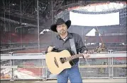  ?? CONTRIBUTE­D BY MICHAEL BENFORD ?? Garth Brooks will perform the first concert at MercedesBe­nz Stadium on Oct. 12. The roof will be closed.