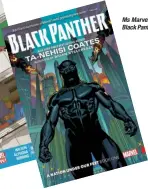  ??  ?? Ms Marvel and
Black Panther comics.