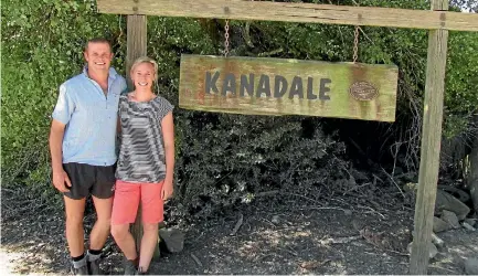  ??  ?? Kanadale farmers Ryan and Abby Moseby are this year’s Southland Ballance Farm Environmen­t Award winners.