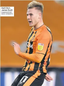  ?? CAMERASPOR­T - DAVE HOWARTH ?? Hull City’s James Scott