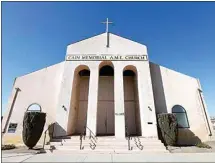  ?? CALIFORNIA­N FILE PHOTO ?? Cain Memorial A.M.E. Church at 630 California Ave.