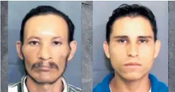  ??  ?? IMPLICADOS. A quienes informen del paradero de Agner Vega y Yonis Núñez Murcia los padres de Enoc Chinchilla ofrecen una recompensa.